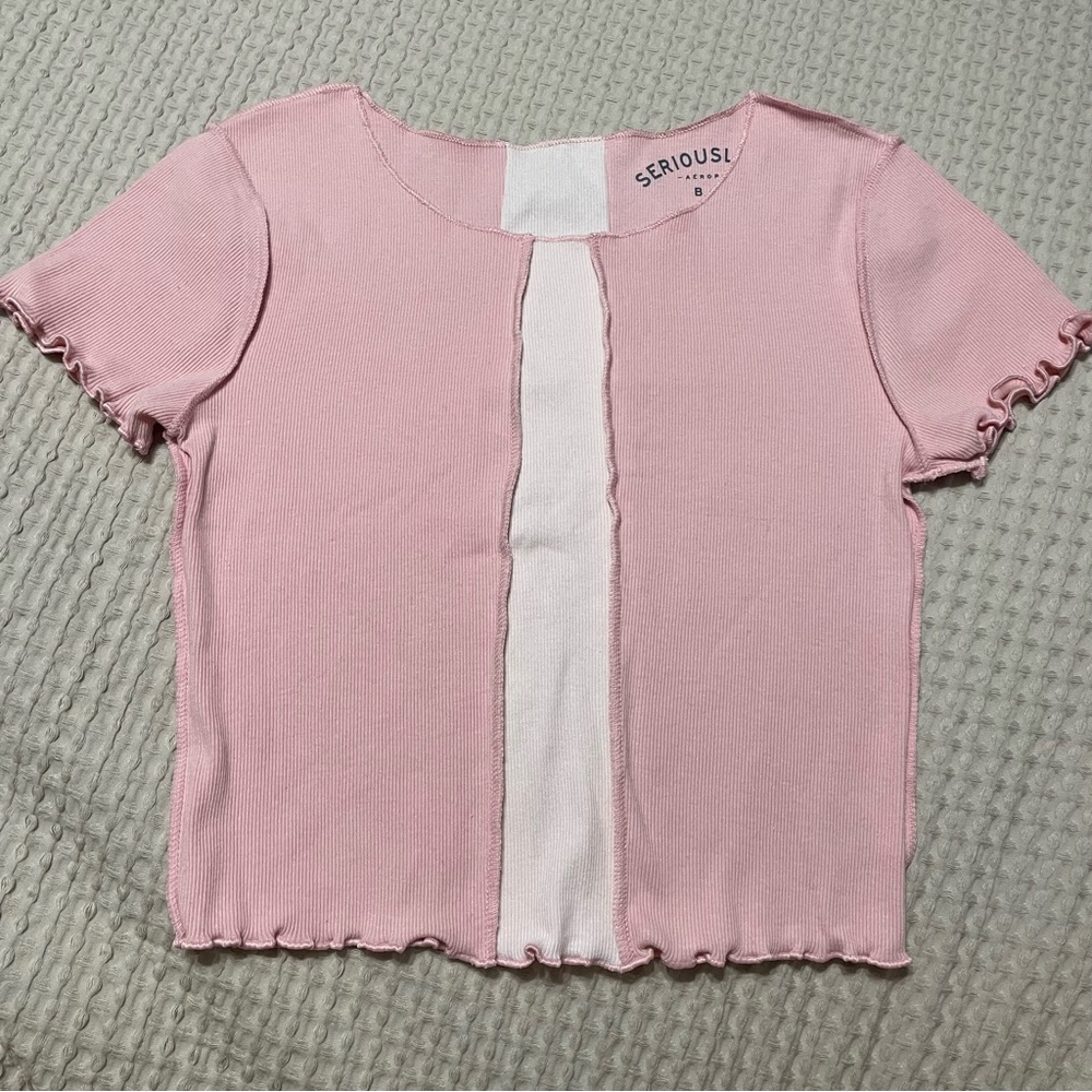 Aeropostale pink crop top